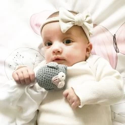 Kuscheltuch XL Eule Grau Mit Rosa 60cm Von Maylily -Essen - Trinken Verkäufe hersteller maylily kuscheltuch xl eule grau mit rosa 60 cm 3