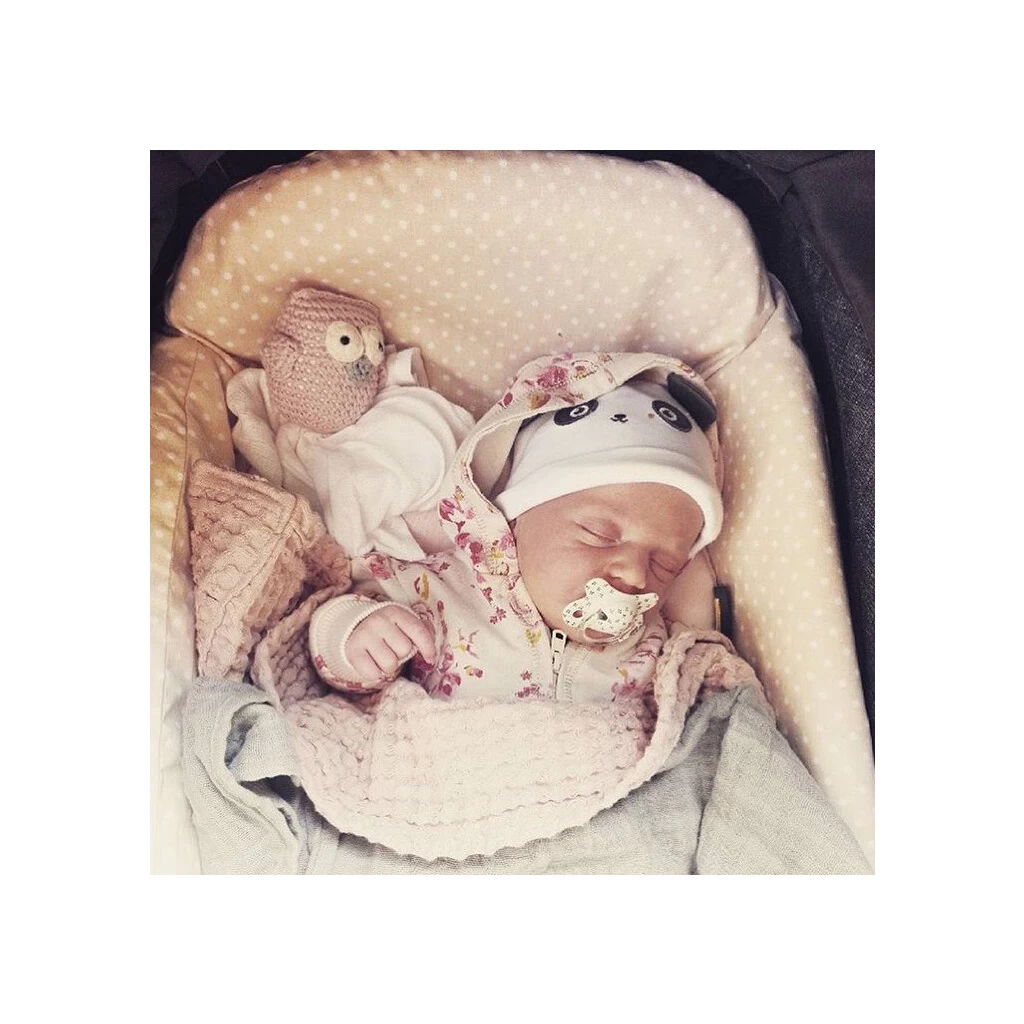 Kuscheltuch XL Eule Rosa 60cm Von Maylily 7 Kuscheltuch XL Eule Rosa 60cm Von Maylily – Bild 5