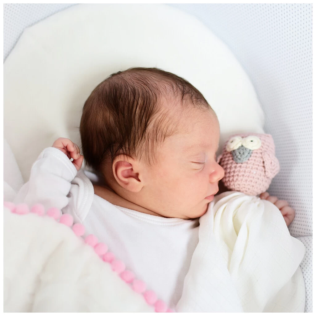 Kuscheltuch XL Eule Rosa 60cm Von Maylily 8 Kuscheltuch XL Eule Rosa 60cm Von Maylily – Bild 6