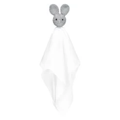 Kuscheltuch XL Hase Grau 60cm Von Maylily