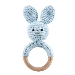 Rassel Hase Blau Von Maylily