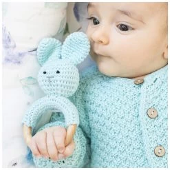 Rassel Hase Mint Von Maylily -Essen - Trinken Verkäufe hersteller maylily rassel hase mint 3