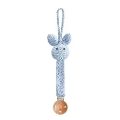 Schnullerkette Hase Blau MAM Von Maylily
