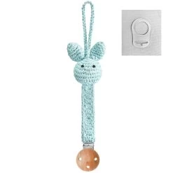 Schnullerkette Hase Mint MAM NUK Von Maylily