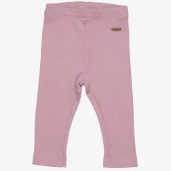 Minymo Baby-Ripp-Legging Altrosa