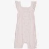Minymo Baby-Spielanzug Blumen Rosa -Essen - Trinken Verkäufe hersteller minymo baby spielanzug blumen rosa 6
