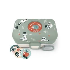 Monbento Kinder-Brotdose Tresor Waschbär Grün -Essen - Trinken Verkäufe hersteller monbento kinder brotdose tresor waschbaer gruen 3