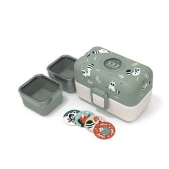Monbento Kinder-Brotdose Tresor Waschbär Grün -Essen - Trinken Verkäufe hersteller monbento kinder brotdose tresor waschbaer gruen 4