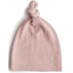 Mushie Baby-Mütze Beanie Blush 1-3 Monate