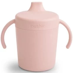 Mushie Baby-Schnabeltasse Blush
