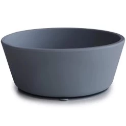Mushie Baby-Schüssel Silikon Saugfuß Tradewinds Blau