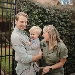 Mushie Baby-Tragetuch Grau -Essen - Trinken Verkäufe hersteller mushie baby tragetuch grau 3