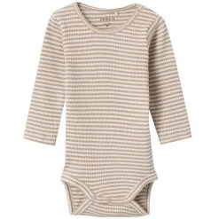 Name It Baby-Ringel-Body Hellol Humus