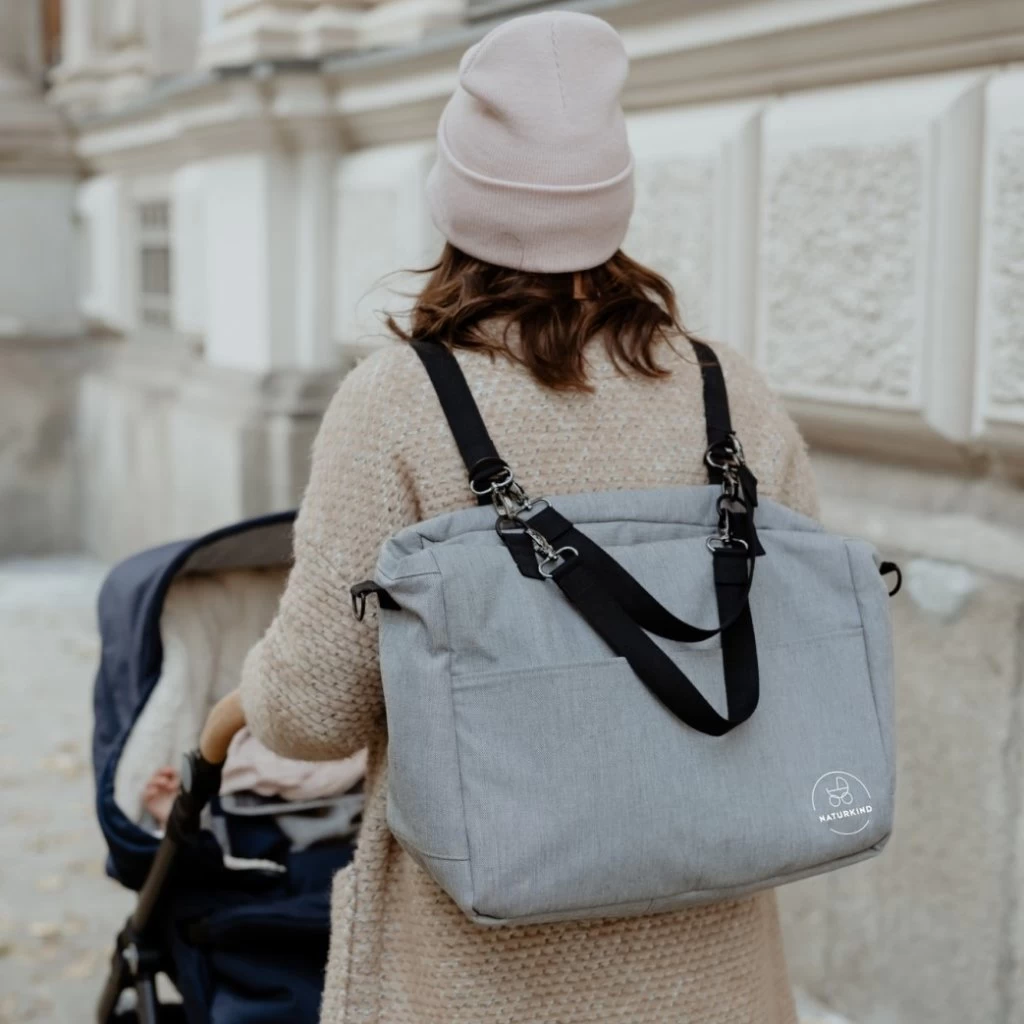 Wickeltasche - Jade Grün Von Naturkind 4 Wickeltasche - Jade Grün Von Naturkind – Bild 2