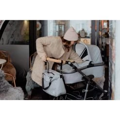 Wickeltasche - Siebenschläfer Grau Meliert Von Naturkind -Essen - Trinken Verkäufe hersteller naturkind wickeltasche siebenschlaefer grau meliert 3