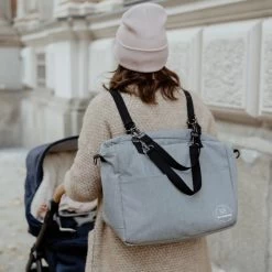 Wickeltasche - Tulum Dunkelgrau Von Naturkind -Essen - Trinken Verkäufe hersteller naturkind wickeltasche tulum 3