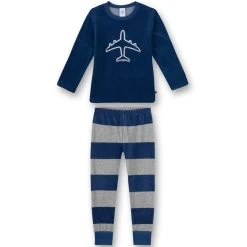 Nicki-Schlafanzug Flugzeug Sanetta