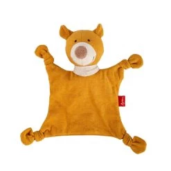 Sigikid Baby Kuschel-Mini-Schnuffeltuch Bär Yellow