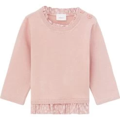 S.Oliver Kinder Pulli-Blusen-Shirt Blumen Rosa