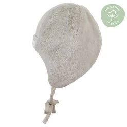 Sterntaler Baby-Mütze Hellgrau Teddyflausch Und Microfleece