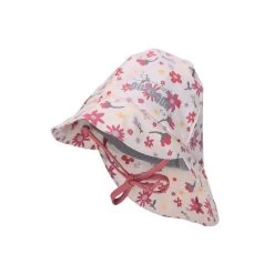 Sterntaler Kinder-Regenhut Blumen Rosa