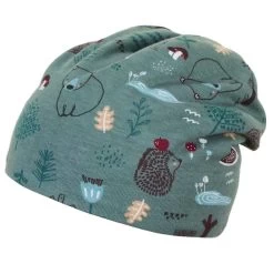 Sterntaler Kinder-Slouch-Beanie Aus Jersey Mit Druck Waldmotive