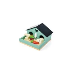 Holz Hasen Meerschweinchen Stall - Mint Von Tender Leaf Toys